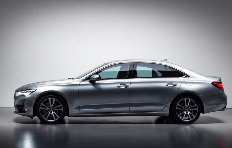 مرسيدس E-Class 2024 فضية من الجانب