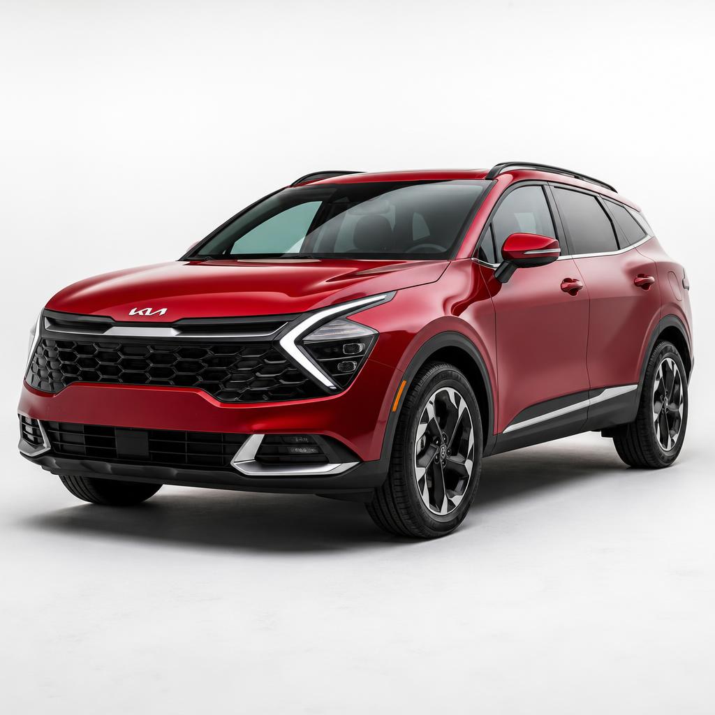 كيا 5 2024 SUV حمراء